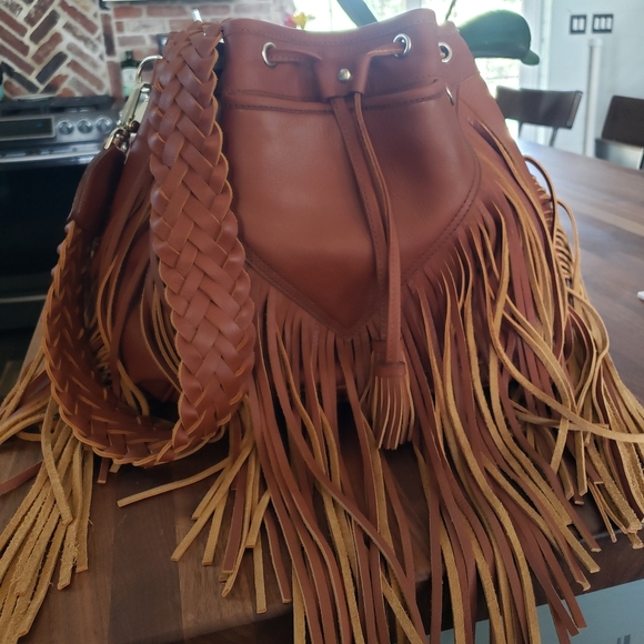 LG Reverse Mako Genuine Leather Fringe BG - Picture 4 of 4